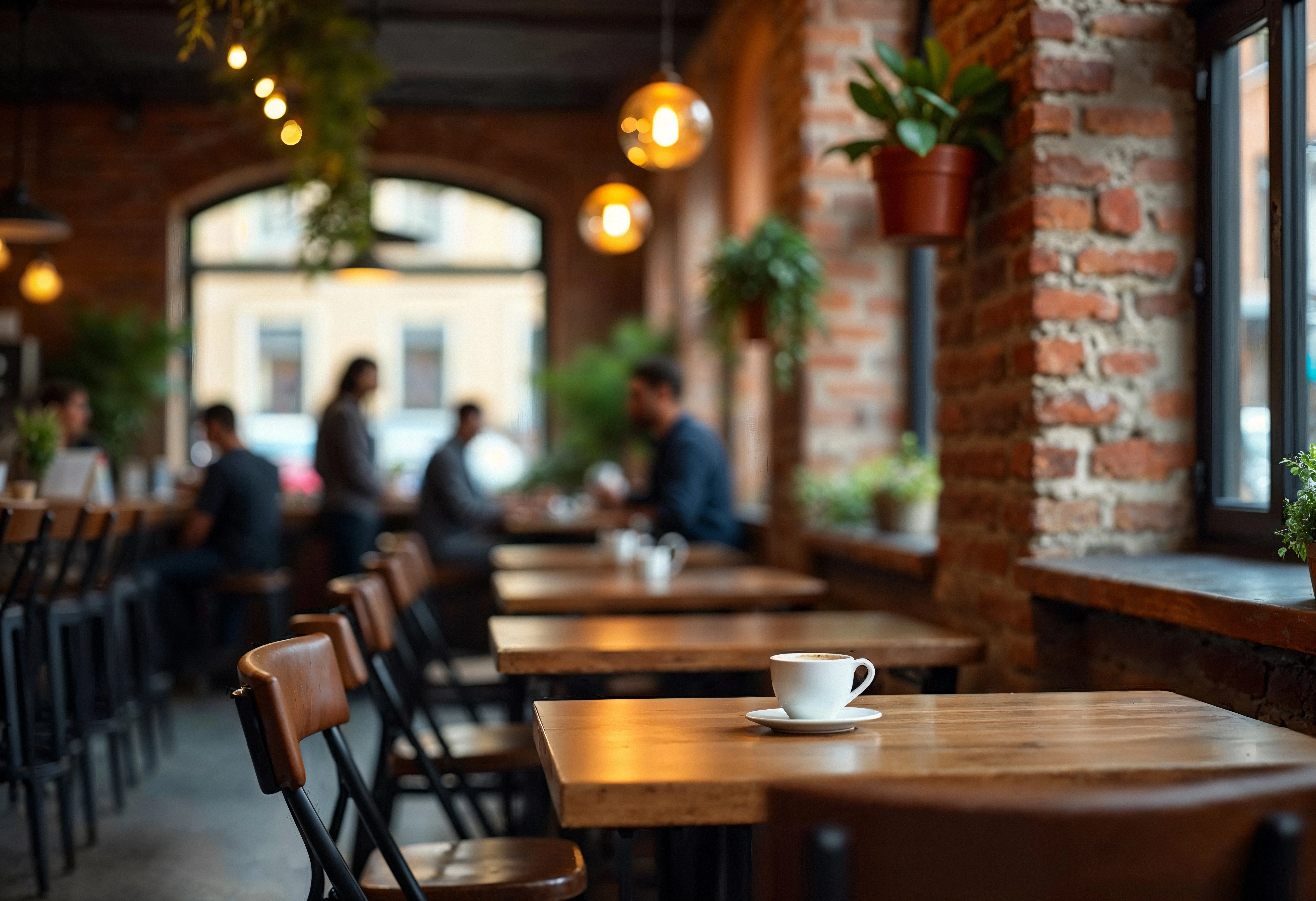Interior de cafetería