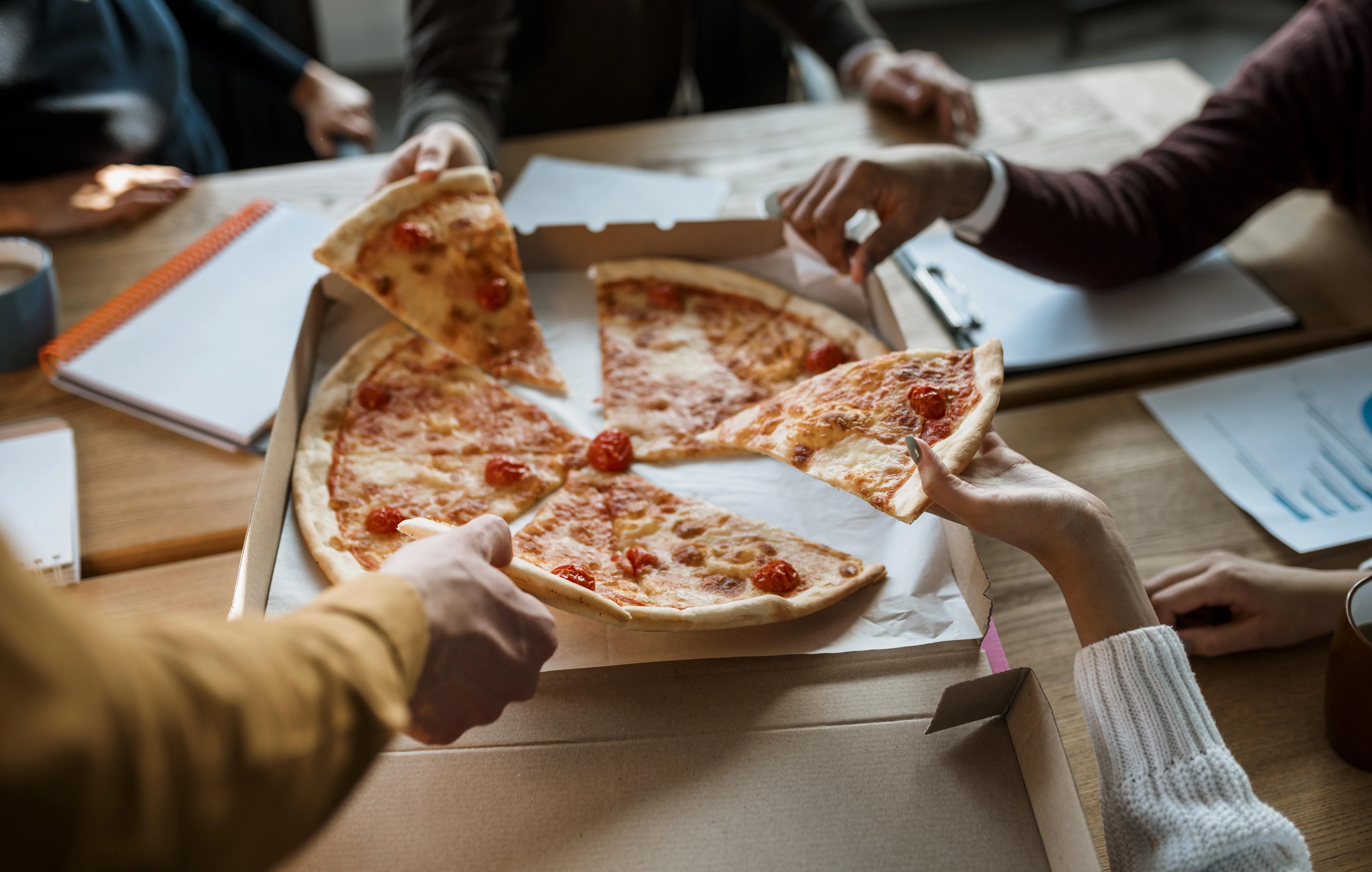 Pizza para compartir